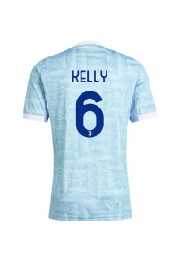 Fotbalové Dres Juventus Lloyd Kelly #6 Venkovní Oblečení 2025-26 Krátký Rukáv